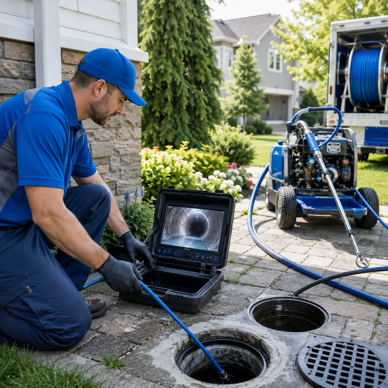 Outdoor drain cleaning professionals serving Sacred Heart, MN